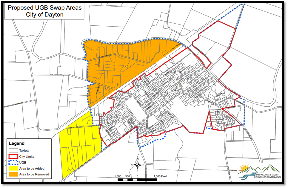 Map of UGB Swap areas